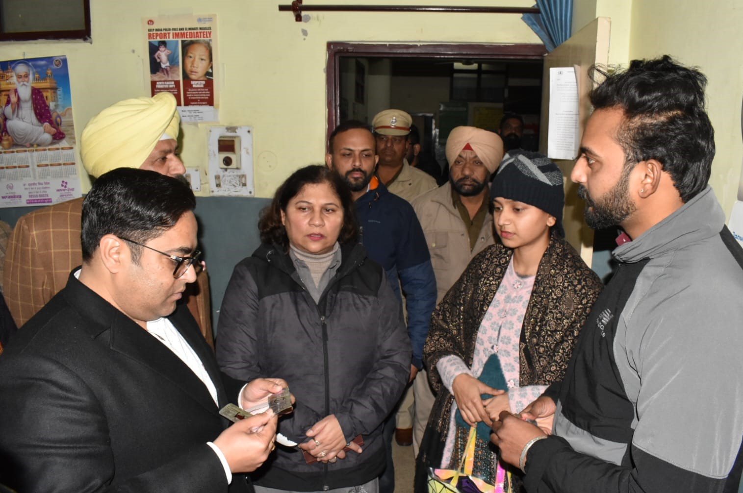 DC reviews healthcare services at Civil Hospital