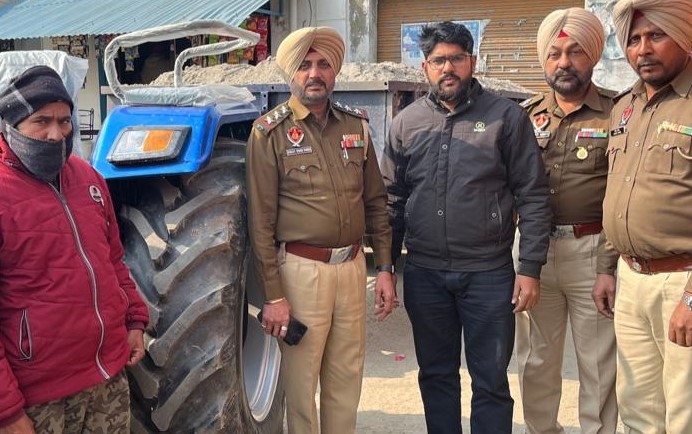Villager challaned for illegal sand mining