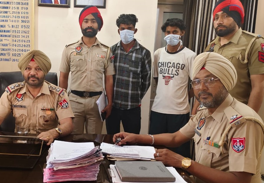 Two proclaimed offenders arrested.
