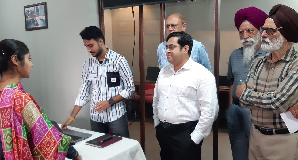 DC visits Mera Pind 360 center in Adampur village