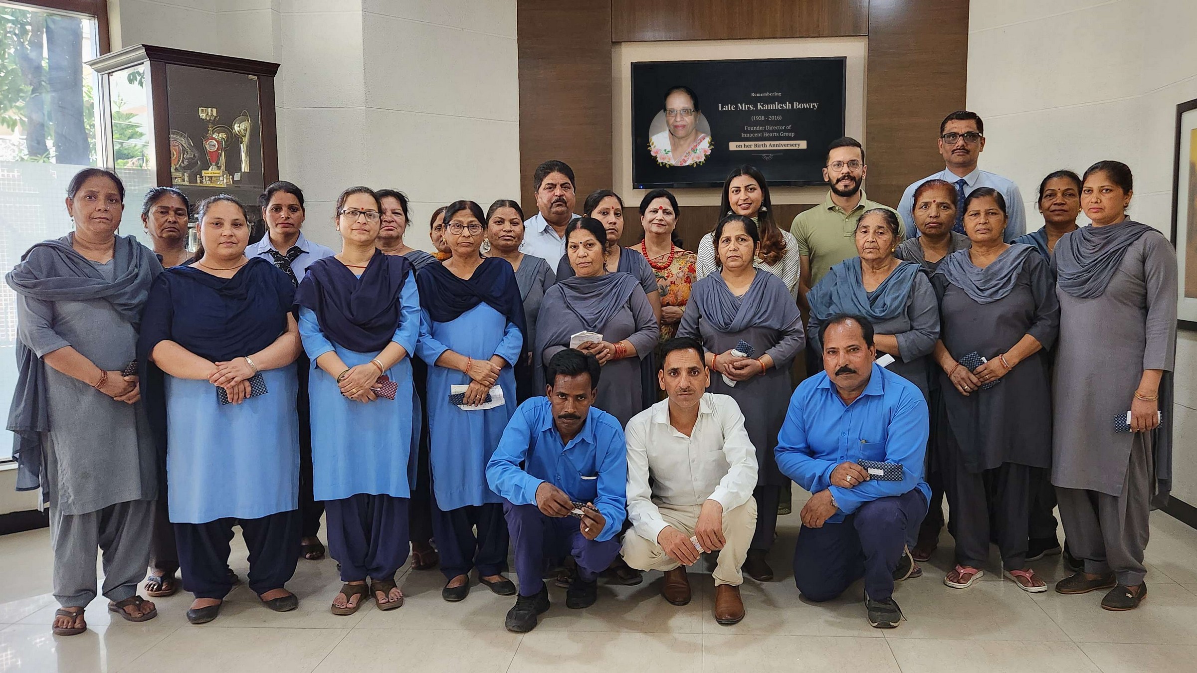 Innocent Hearts organised free eye check-up camp in the memory of  Mrs Kamlesh Bowry ( Founder  Director)of Innocent Hearts