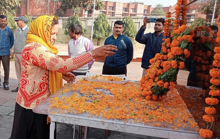 Armed Forces Flag Day observed
