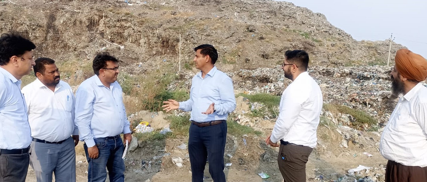 Bio-mining to start at Wariana dump site soon - financial bid gets approval; DC  visits the site 