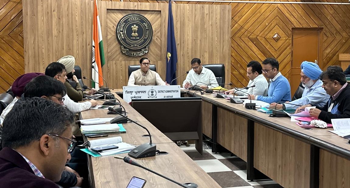 DC reviews progress of ongoing development projects under Smart City Project