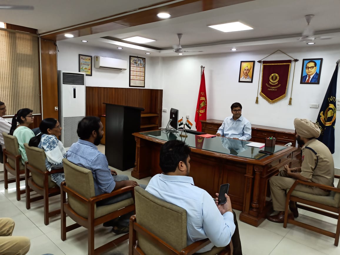 Vineet Kumar takes over as Deputy commissioner Faridkot