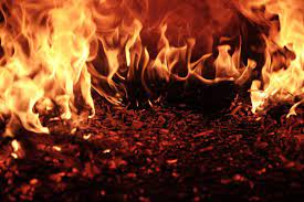 47 vehicles including 35 two wheelers  destroyed in an accident fire at Subhanpur police station 