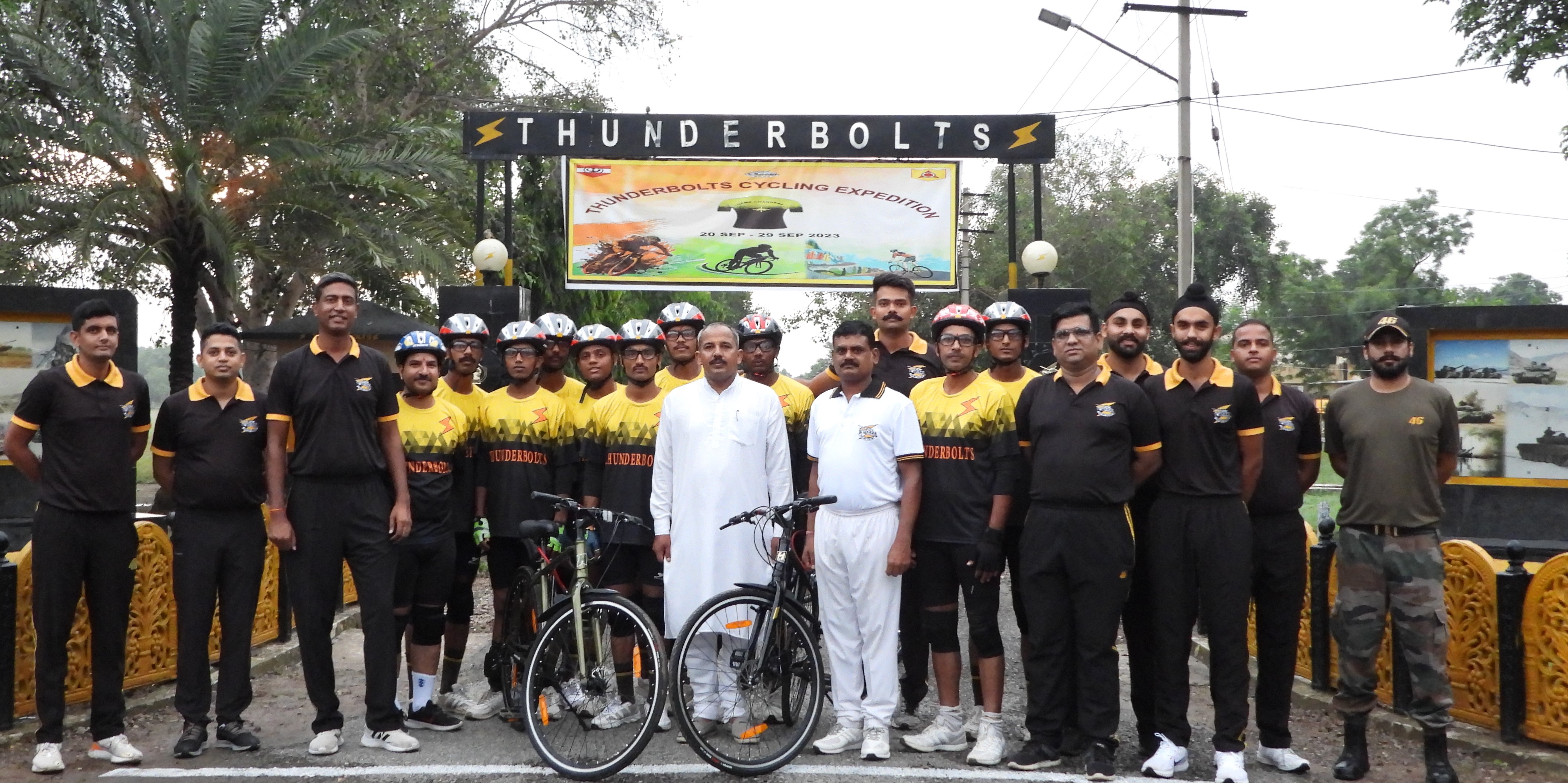 Indian Army cycle expedition culminated at Khasa