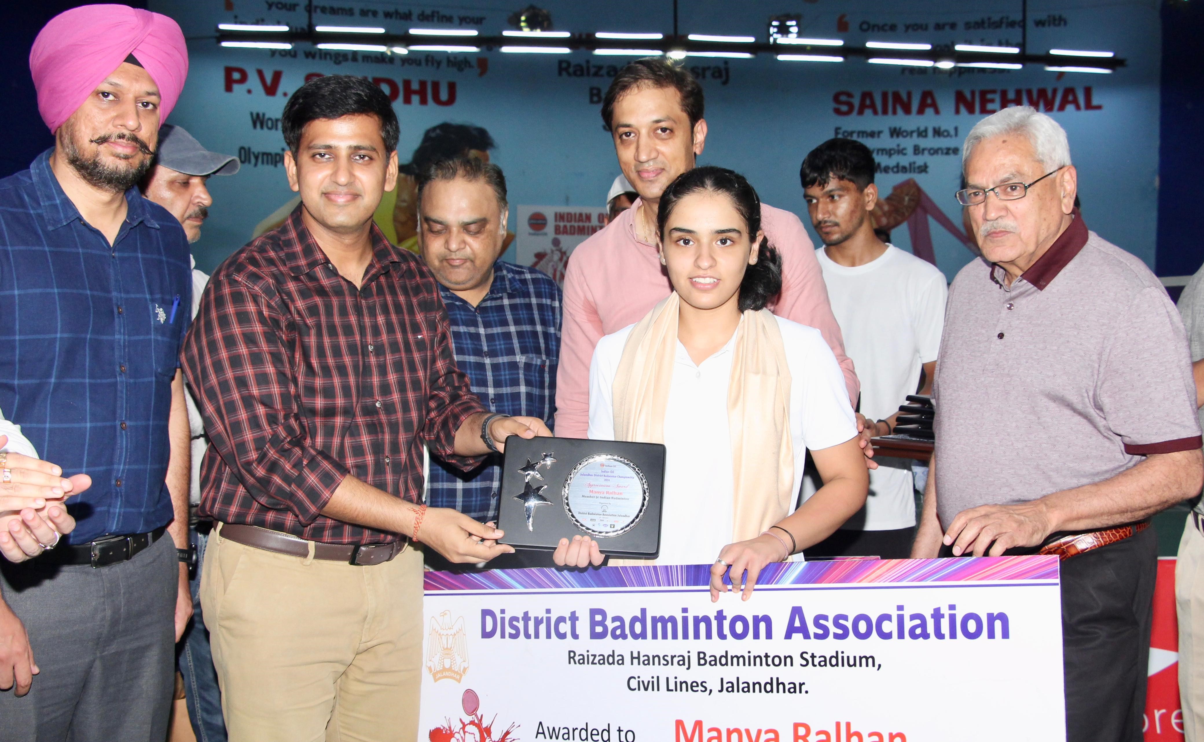 DC inaugurates District Badminton Championship