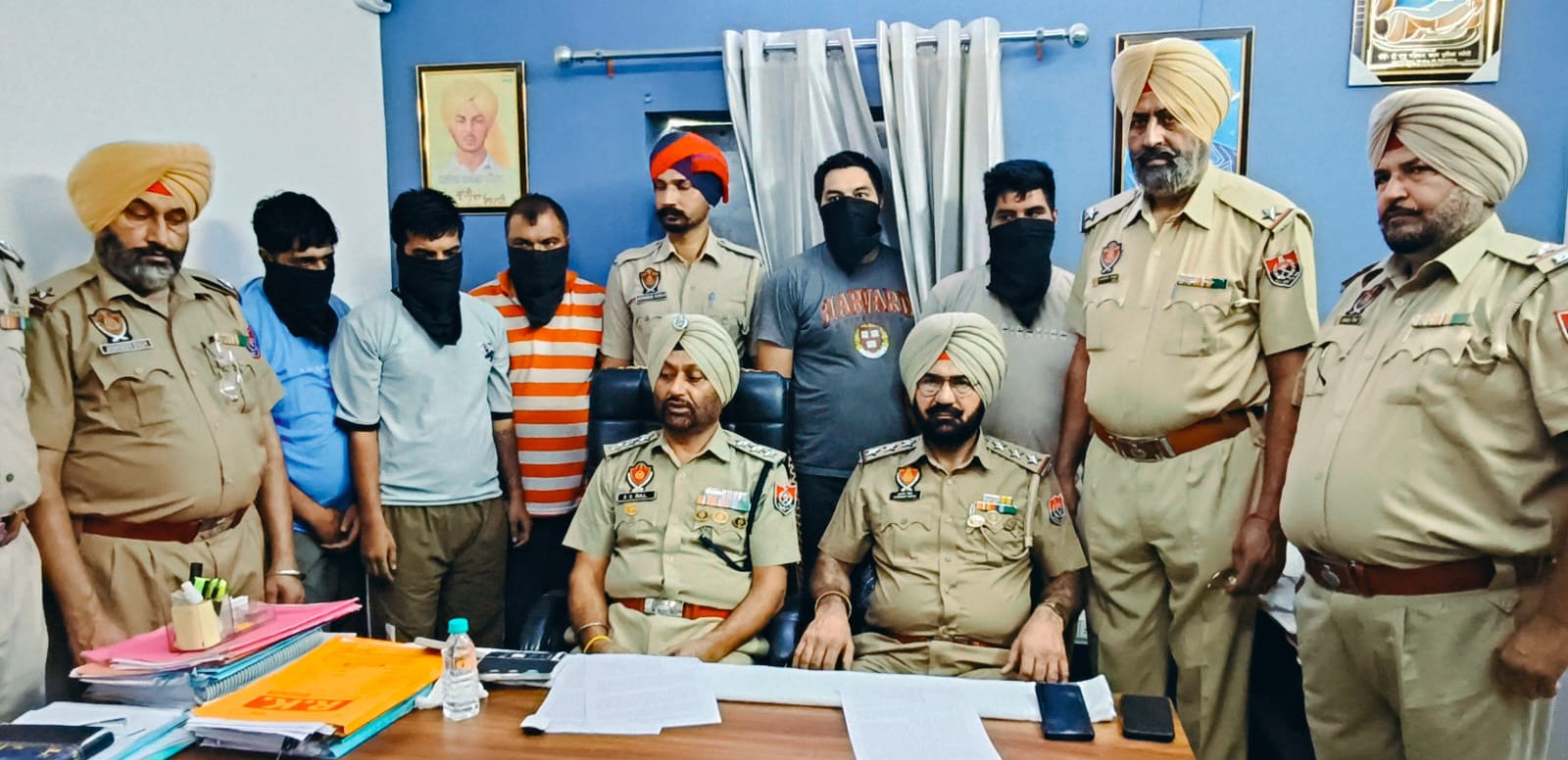 Five arrested for attacking ex-Sarpanch of Selkianna village: drug trafficking racket busted