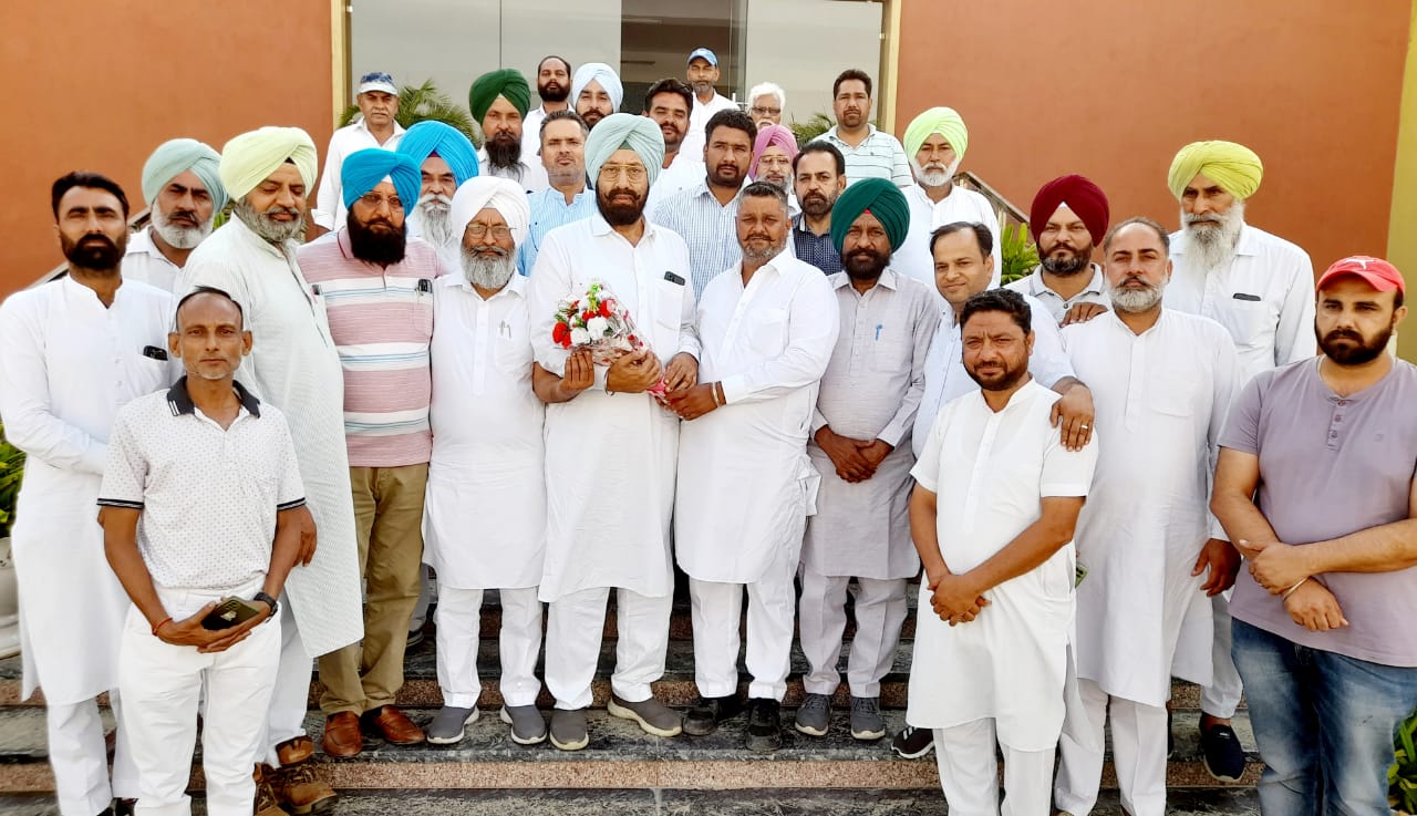 Ajaypal Singh Sandhu appointed the coordinator of Lok Sabha Halka Faridkot, congress leaders and workers congratulate him