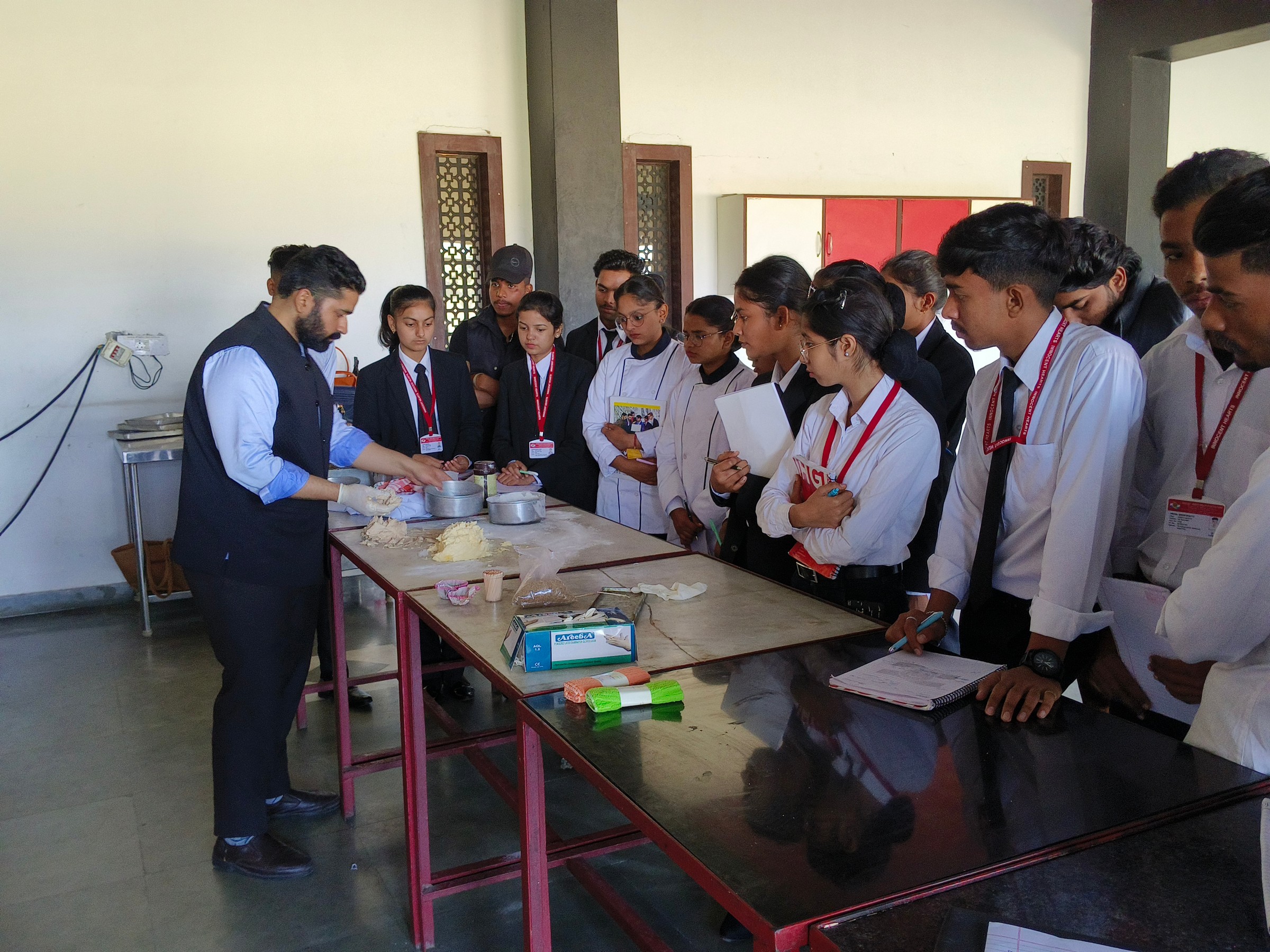 School of Hotel Management of Innocent Hearts Group of Institutions organised workshop on “Bakery Products”