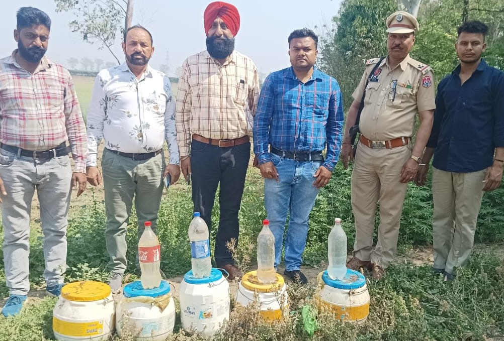 Excise Department continues its drive against illicit liquor  