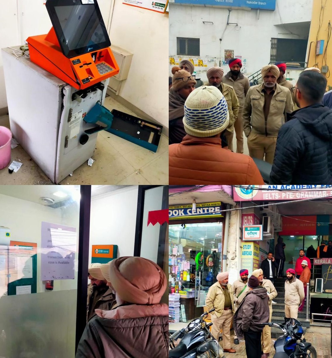 Unsuccessful bid to loot ATM at Nakodar