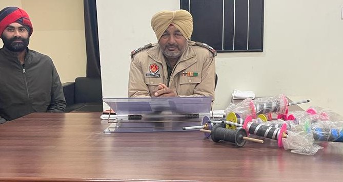Bilga village shopkeeper arrested for selling Chinese string.