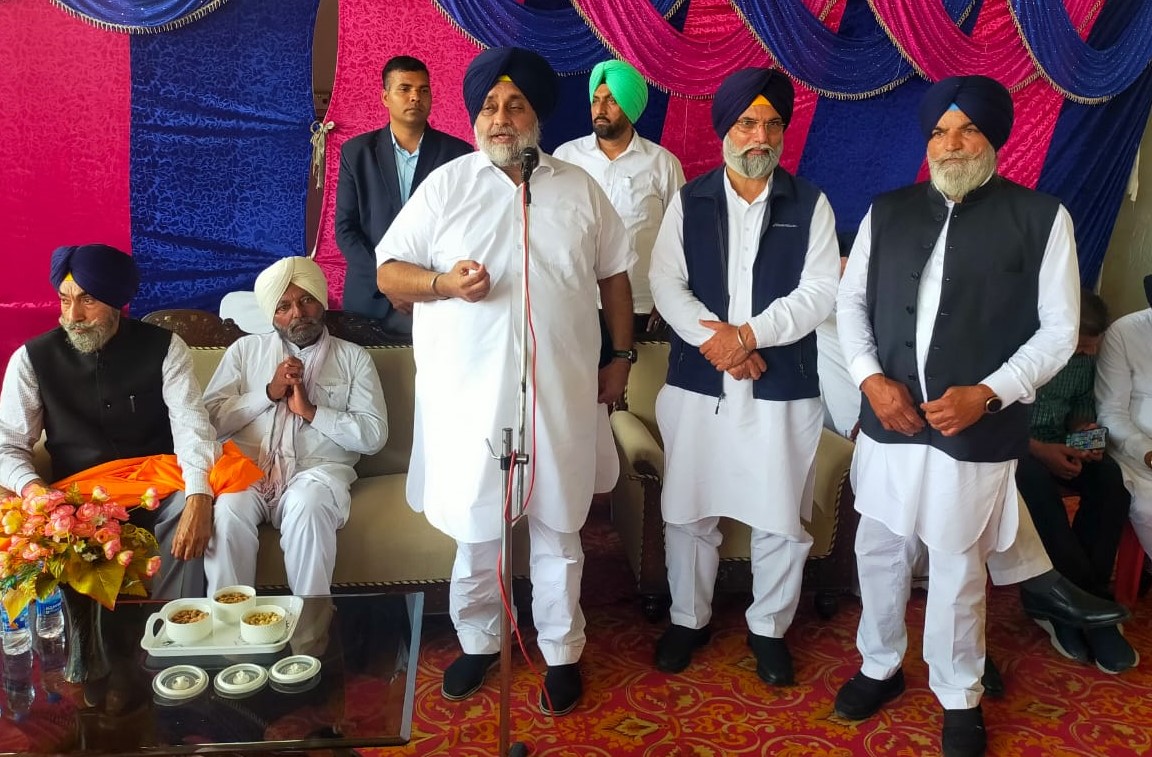 Sukhbir for strengthening SAD, tours Nakodar constituency