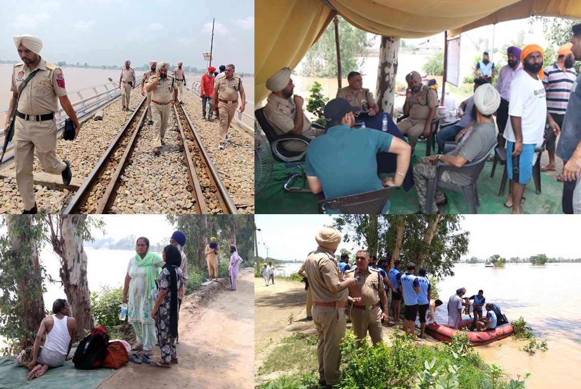 Process of plugging breaches in Dhussi began ,rescue operations on