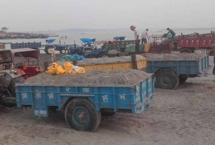 Unidentified booked for illegal mining.