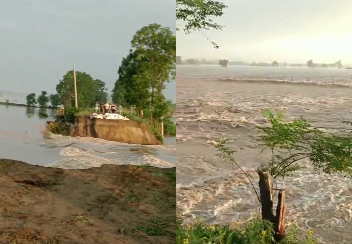 Lohian Khas block flooded; youth washed away.  