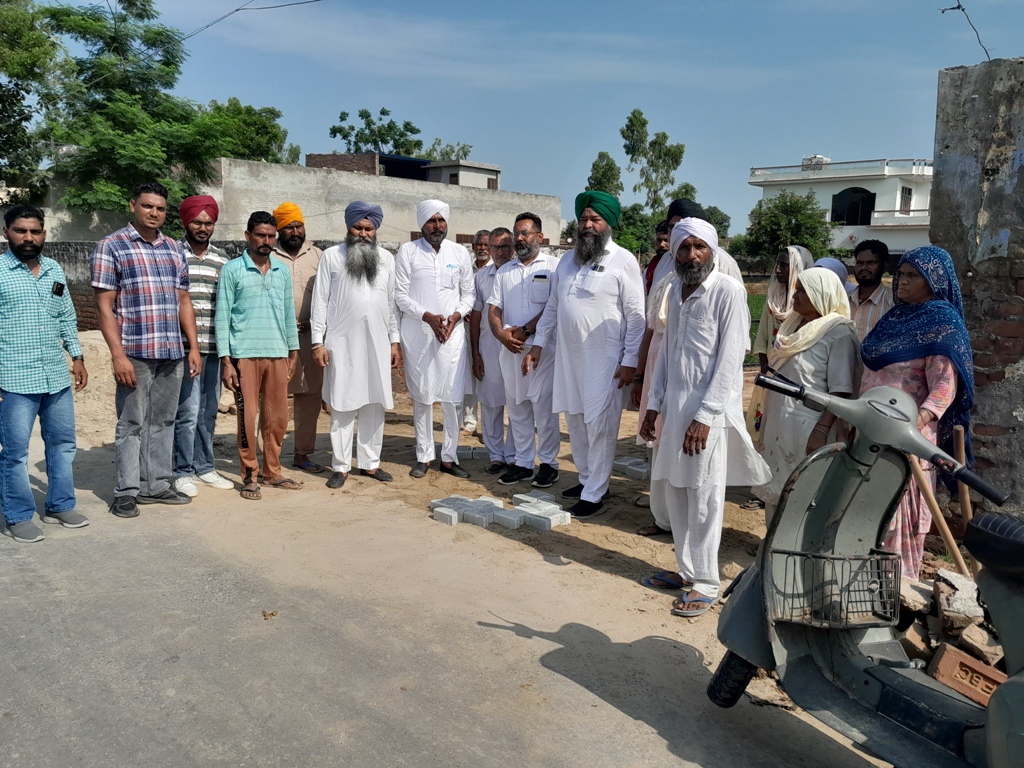 Speaker’s brother inaugurates developmental works in Kotkapura village