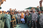 PM visits Adam Pur to meet air warriors, soldiers.