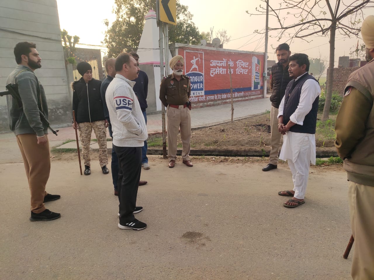 The police teams raid,2 booked, after residents of village Surghuri alleged rampant sale of drugs in village in  connivance with Jaitu police.