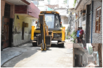 Illegal construction of  drug peddler demolished in Basti Gujan