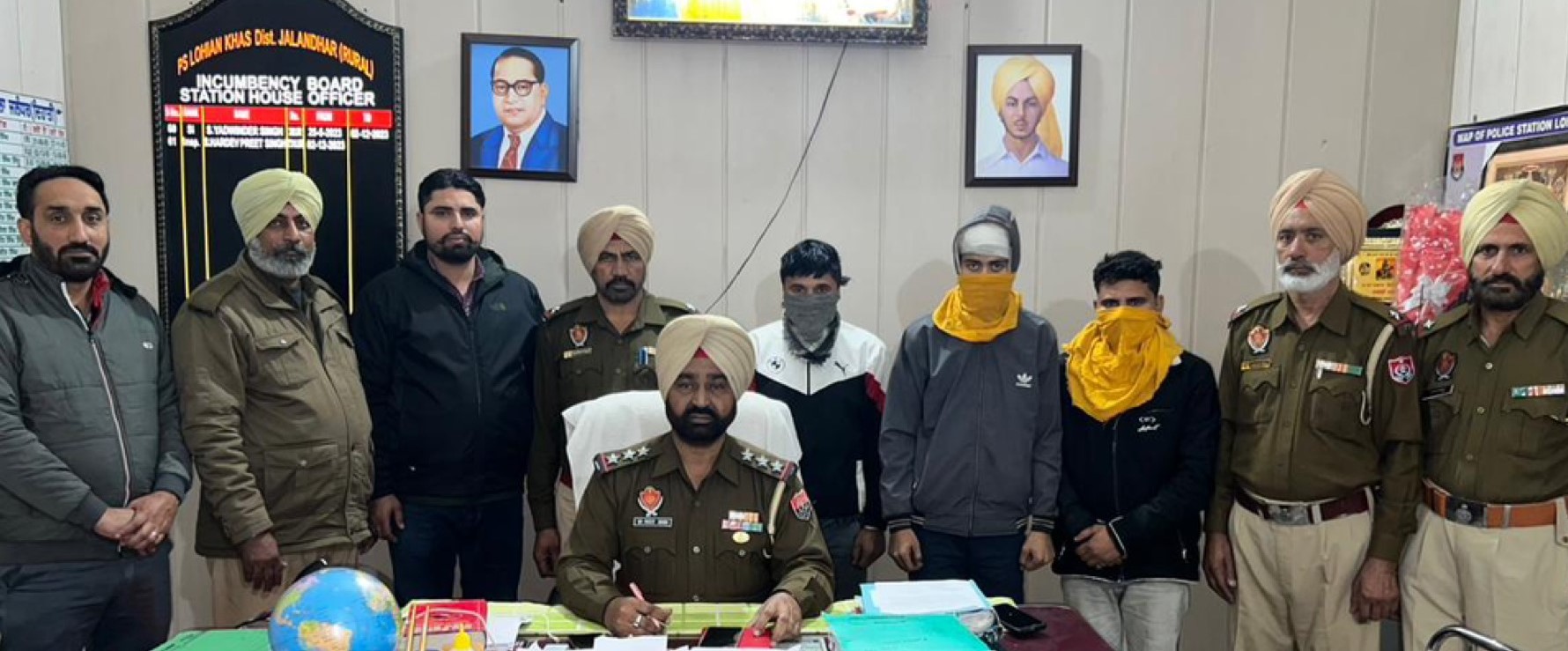 Two thieves arrested for stealing cattle.