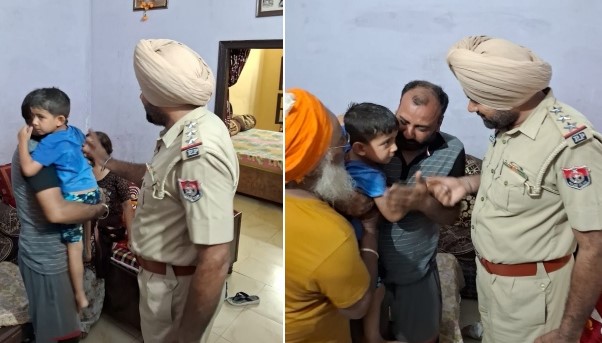 Missing five -year child handed over to parents.